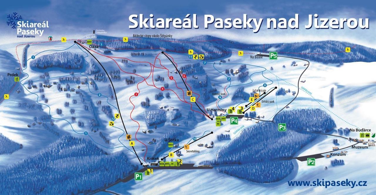 Na Budarce Paseky nad Jizerou Bagian luar foto